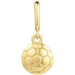gorjana – Varsity Parker Charm 1/4″ – 18k Gold-Plated Brass – Sports Enthusiasts – Personalize Your Jewelry – Easy Attachment and Removal(Soccer)