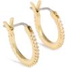 gorjana – Madison Shimmer Huggies 1/2″ across – 18K Gold Plated – Studded Mini Hoop Earrings with Cubic Zirconia – Surgical Steel Post with Hinge Closure – Lightweight & Comfortable(Gold)